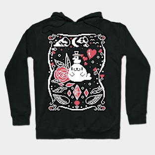 seal and duck pixel art shirt Hoodie